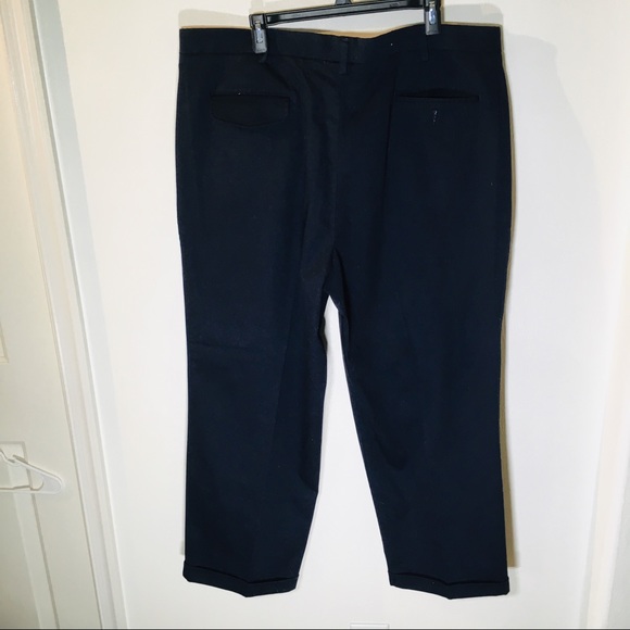 Navy Blue Dress Pants Slacks Comfort Plus 42x29 - Picture 2 of 3